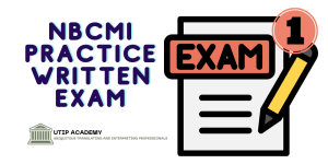 NBCMI Practice Written Exam #1